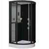 Душевая кабина Grossman GR-241 100x100 профиль Черный стекло прозрачное