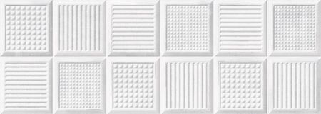 Керамическая плитка Metropol Arc Art Blanco настенная 25x70см