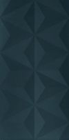 Керамическая плитка Marca Corona 4D Diamond Deep Blue Matt Rett настенная 40х80 см