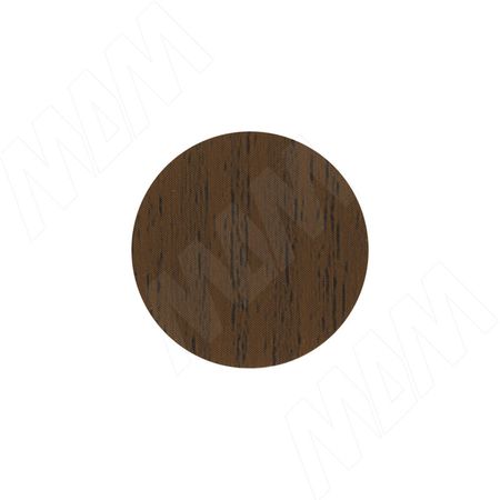 Заглушка самоклеящаяся, D20 мм, орех, 18 шт. (20.076-HM)