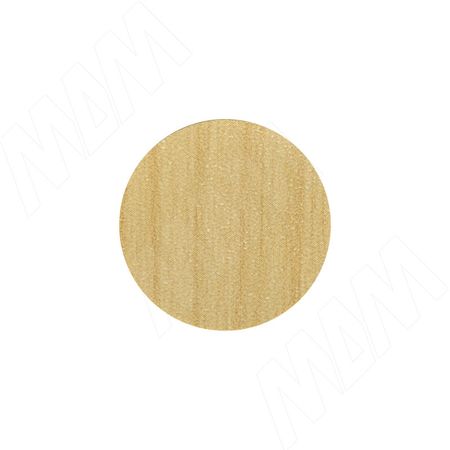 Заглушка самоклеящаяся, D20 мм, клен, 18 шт. (20.092-HM)