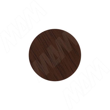 Заглушка самоклеящаяся, D13 мм, орех темный, 63 шт. (13.142-HM)