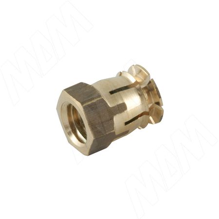 Футорка распорная металлическая, c шариком, D8, М6x14 (BU12 (82-02))