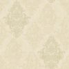 Обои Bruno Zoff Silver 60109-2 Фольга на флизелине (1,06*10,05)  Бежевый, Дамаск