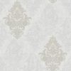 Обои Bruno Zoff Silver 60109-3 Фольга на флизелине (1,06*10,05)  Серый, Дамаск