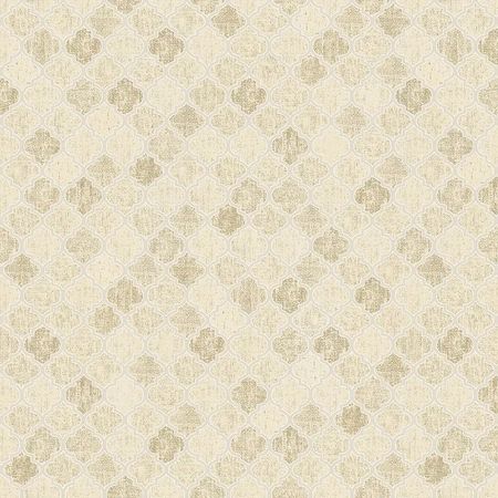 Обои Bruno Zoff Silver 60117-4 Фольга на флизелине (1,06*10,05) Бежевый, Ромб