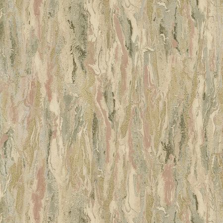 Обои Decori-Decori Carrara 2 83695 Винил на флизелине (1,06*10,05) Бежевый/Золотой, Мрамор