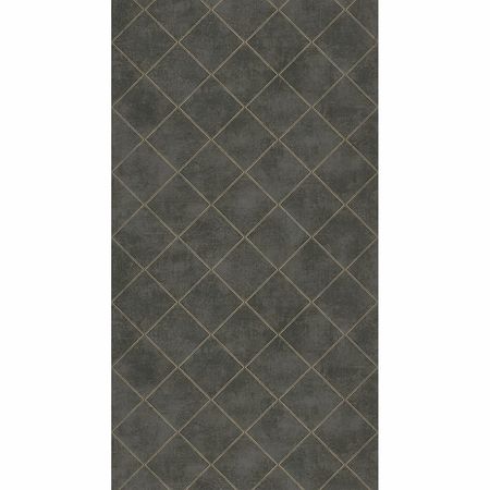 Обои Casadeco Palazzo 83589516 Винил на флизелине (0,53*10,05) Серый/Черный, Ромб/Геометрия