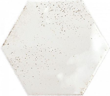 Керамическая плитка Ceramica Ribesalbes Hope White Hex Glossy PT03126 настенная 15x17,3 см