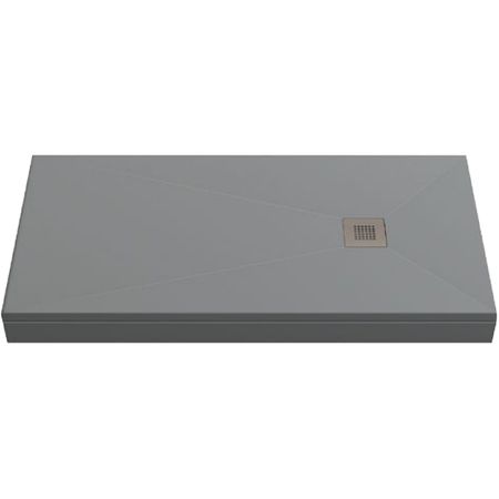 Душевой поддон из искусственного камня Creto Ares 140x90 1-0018 Серый