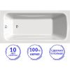 Акриловая ванна C-Bath Muse 180x70 CBQ011002 без гидромассажа