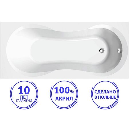 Акриловая ванна C-Bath Salus 140x70 CBQ006003 без гидромассажа