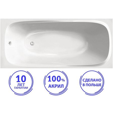 Акриловая ванна C-Bath Saturn 170x75 CBQ012001 без гидромассажа