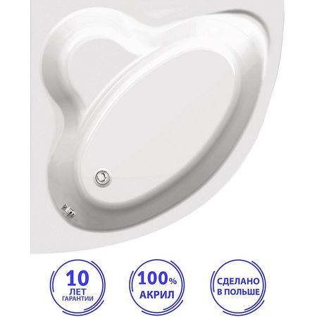 Акриловая ванна C-Bath Aurora 120x120 CBS001001 без гидромассажа