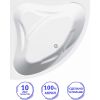 Акриловая ванна C-Bath Aurora 150x150 CBS001004 без гидромассажа