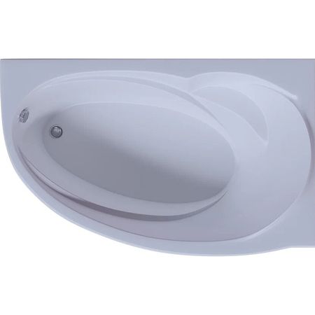 Акриловая ванна Aquatek Бетта 160x97 R BET160-0000026 без гидромассажа с фронтальной панелью с каркасом (разборный) со слив-переливом