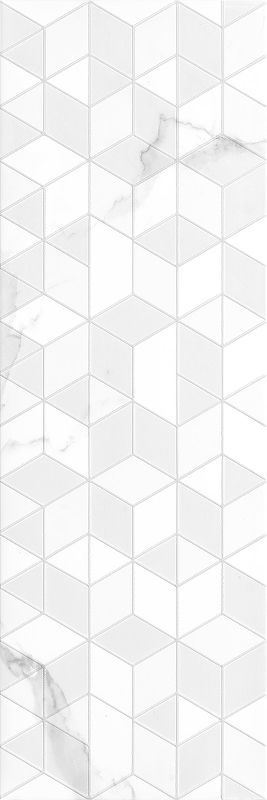 Керамическая плитка Ceramika Konskie Calacatta Geo Decor Rett декор 25х75 см