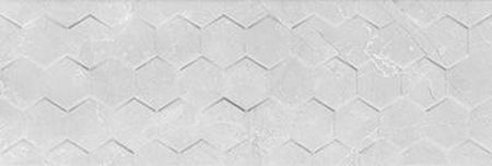 Керамическая плитка Ceramika Konskie White Hexagon Rett настенная 25х75 см