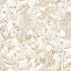 Обои Caselio Flower Power 101852010 Винил на флизелине (0,53*10,05) Бежевый, Цветы