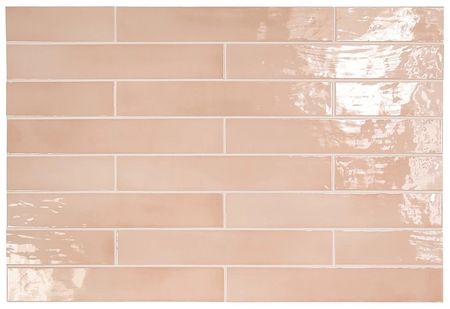 Керамическая плитка Equipe Manacor Blush Pink 26924 настенная 6,5х40 см