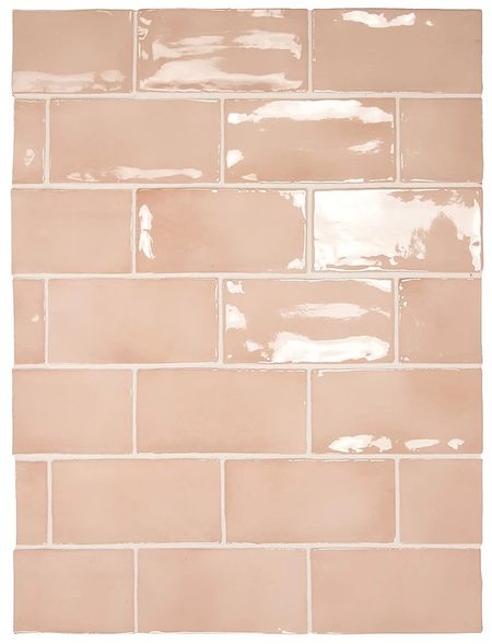 Керамическая плитка Equipe Manacor Blush Pink 26904 настенная 7,5х15 см