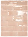 Керамическая плитка Equipe Manacor Blush Pink 26904 настенная 7,5х15 см