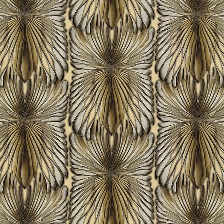 Обои Emiliana Parati Roberto Cavalli 8 19004 Винил на флизелине (1,06*10,05) Бежевый/Золото, Абстракция