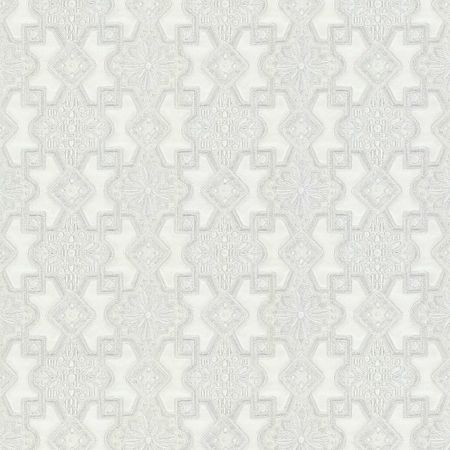 Обои Emiliana Parati Valentin Yudashkin 5 86009 Винил на флизелине (1,06*10,05) Белый/Серебряный, Дамаск