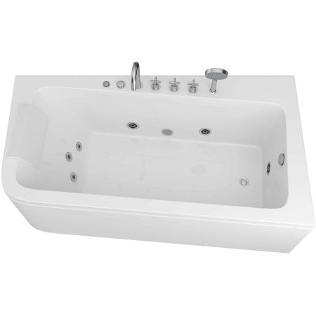 Акриловая ванна Grossman 170х95 GR-17095-1R с гидромассажем