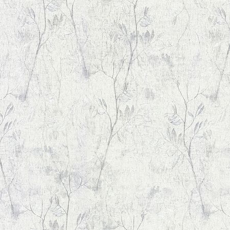 Обои Emiliana Parati Gianfranco Ferre Home 3 62011 Винил на флизелине (1,06*10,05) Белый/Серый, Листья