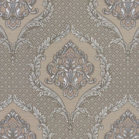 Обои Emiliana Parati Gianfranco Ferre Home 3 62045 Винил на флизелине (1,06*10,05) Коричневый, Дамаск