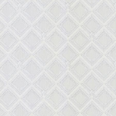 Обои Emiliana Parati Gianfranco Ferre Home 3 62063 Винил на флизелине (1,06*10,05) Белый, Геометрия/Ромб
