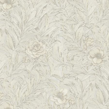 Обои Emiliana Parati Gianfranco Ferre Home 3 62072 Винил на флизелине (1,06*10,05) Белый, Цветы