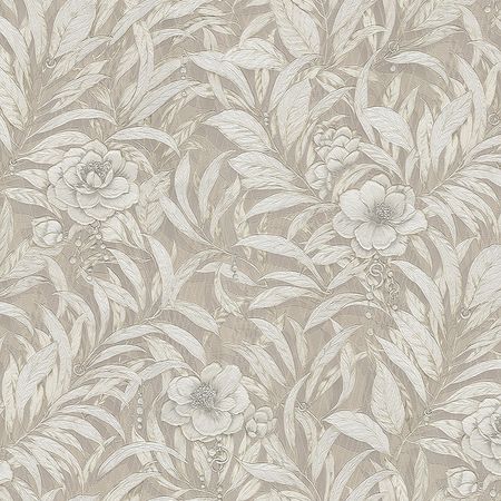 Обои Emiliana Parati Gianfranco Ferre Home 3 62077 Винил на флизелине (1,06*10,05) Коричневый, Цветы