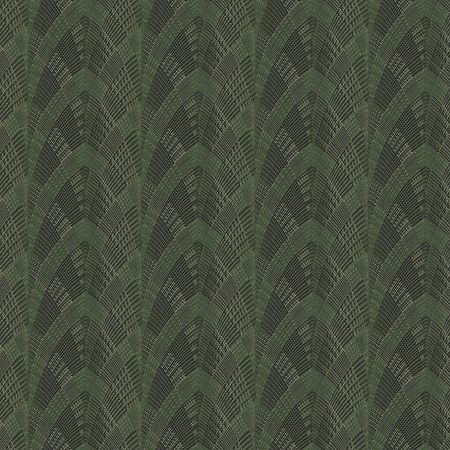 Обои Emiliana Parati Gianfranco Ferre Home 3 62097 Винил на флизелине (1,06*10,05) Зеленый, Геометрия