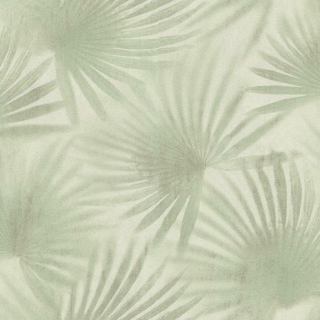Обои Emiliana Parati Zen 72910 Винил на флизелине (1,06*10,05) Зеленый, Листья