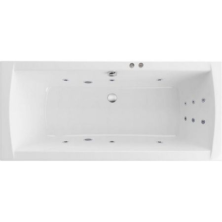 Акриловая ванна Excellent Aquaria Lux 180x80 WAEX.AQU18.LINE.CR с гидромассажем