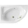 Акриловая ванна Excellent Aquarella 150x100 L WAEX.ARL15.SOFT.BR с гидромассажем