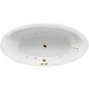 Акриловая ванна Excellent Lumina 190x95 WAEX.LUM19.LINE.GL с гидромассажем