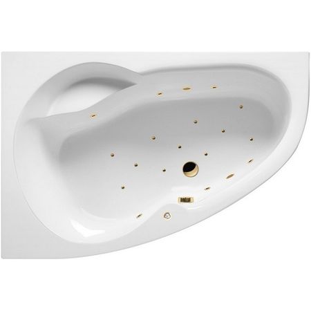 Акриловая ванна Excellent Newa 160x95 L WAEX.NEL16.RELAX.GL с гидромассажем