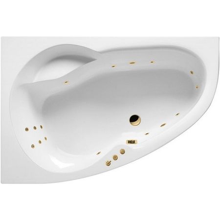 Акриловая ванна Excellent Newa 160x95 L WAEX.NEL16.SMART.GL с гидромассажем