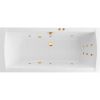 Акриловая ванна Excellent Aquaria Lux 180x80 WAEX.AQU18.LINE.GL с гидромассажем