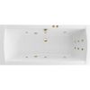 Акриловая ванна Excellent Aquaria Lux 180x80 WAEX.AQU18.LINE.BR с гидромассажем