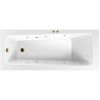 Акриловая ванна Excellent Ava 160x70 WAEX.AVA16.SOFT.BR с гидромассажем