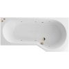 Акриловая ванна Excellent Be Spot 160x80 R WAEX.BSP16.SOFT.BR с гидромассажем