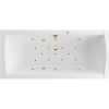 Акриловая ванна Excellent Aquaria Lux 180x80 WAEX.AQU18.RELAX.BR с гидромассажем