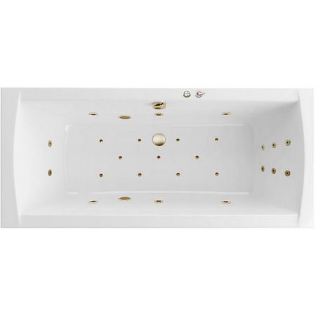 Акриловая ванна Excellent Aquaria Lux 180x80 WAEX.AQU18.ULTRA.BR с гидромассажем