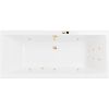 Акриловая ванна Excellent Pryzmat Slim 180x80 WAEX.PRY18S.LINE.GL с гидромассажем