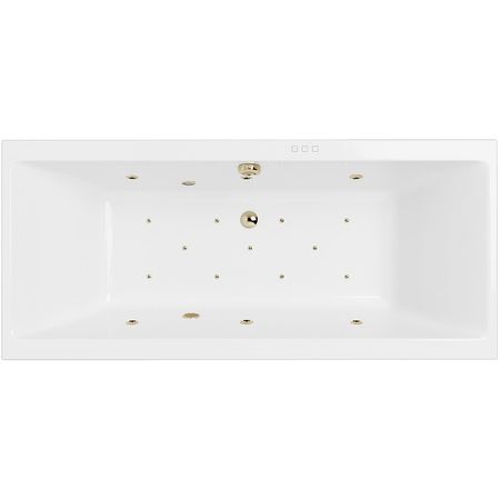 Акриловая ванна Excellent Pryzmat Slim 180x80 WAEX.PRY18S.RELAX.BR с гидромассажем
