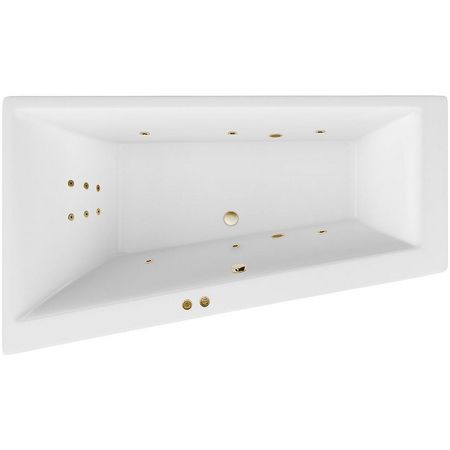 Акриловая ванна Excellent Sfera 170x100 L WAEX.SFL17.LINE.BR с гидромассажем